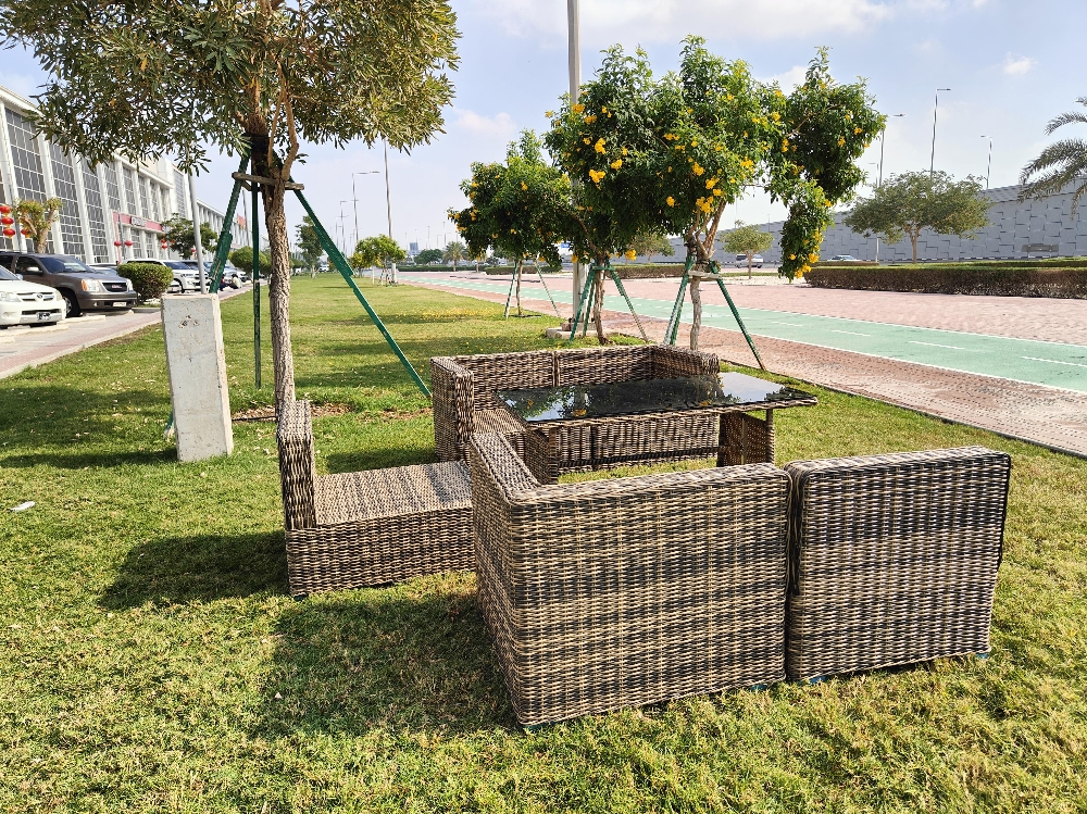 sofa rattan table chair sofa - 12