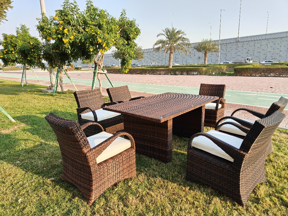 rattan sofa table chair outdoor - 8