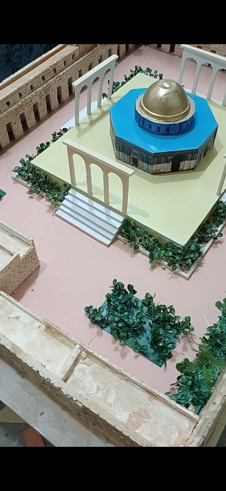 مجسم قبة الصخرة بفلسطين - 2