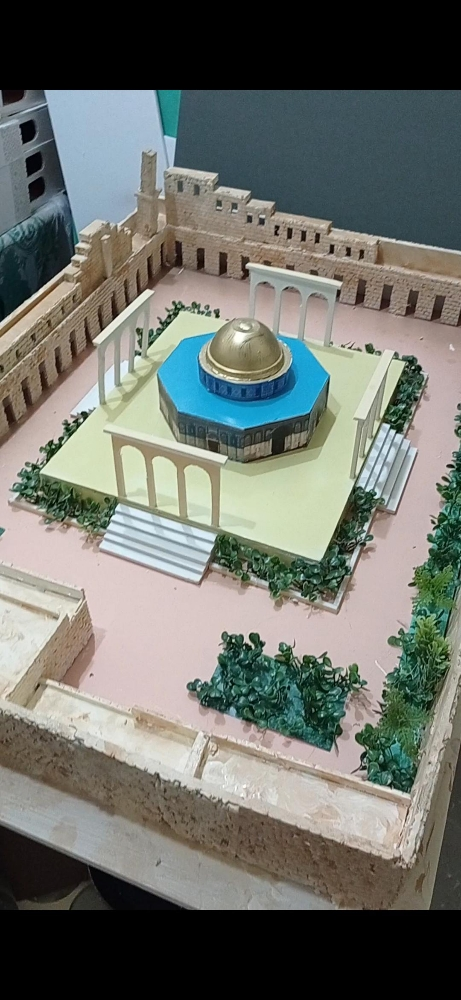 مجسم قبة الصخرة بفلسطين - 1