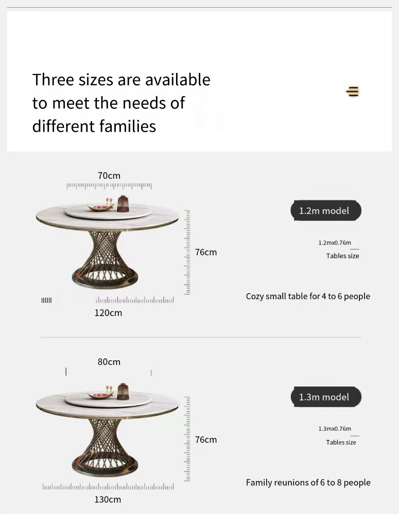Marble slate dining table - 6