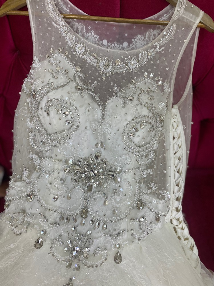 wedding long dress  for bridal  - 4