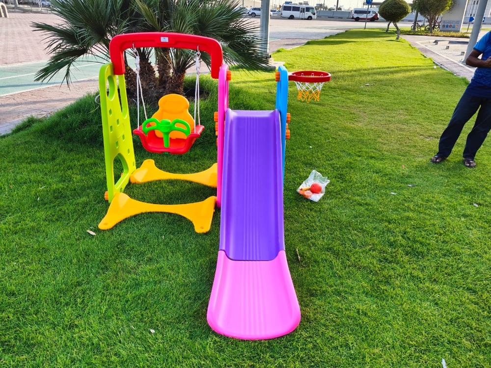 kids swing sliding - 1