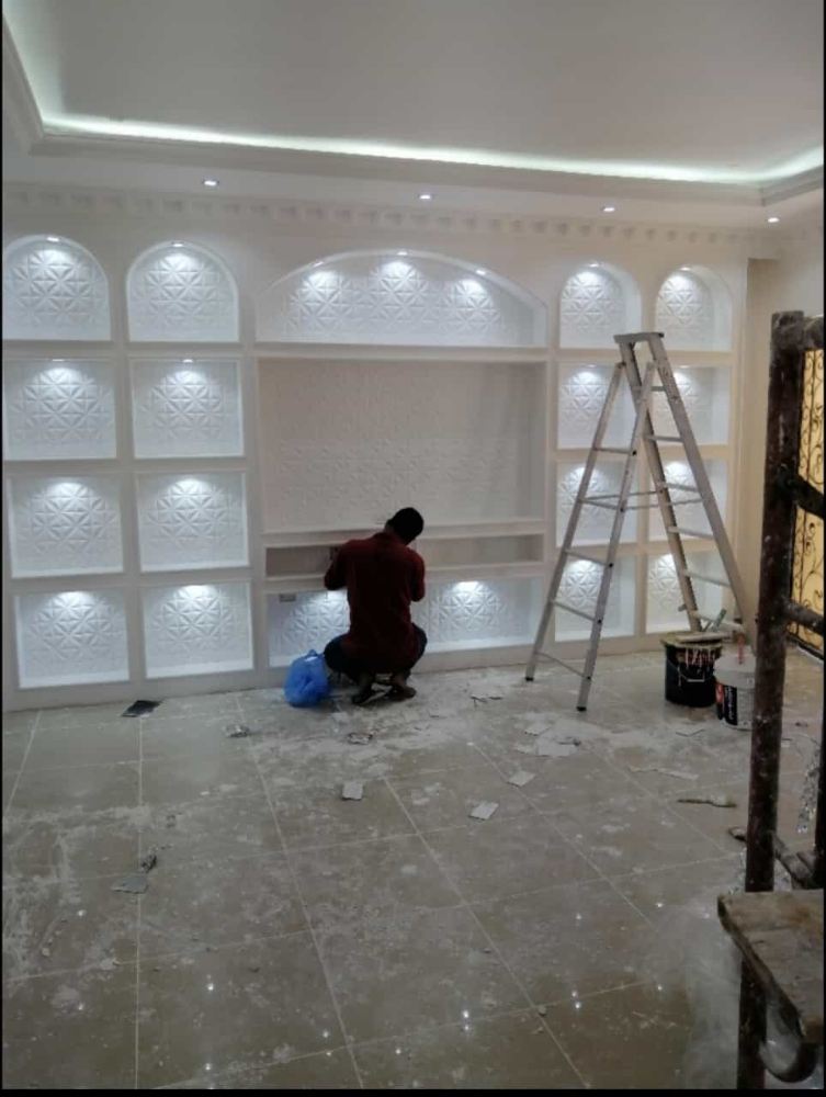 wedo gypsum partition dacor paint - 8