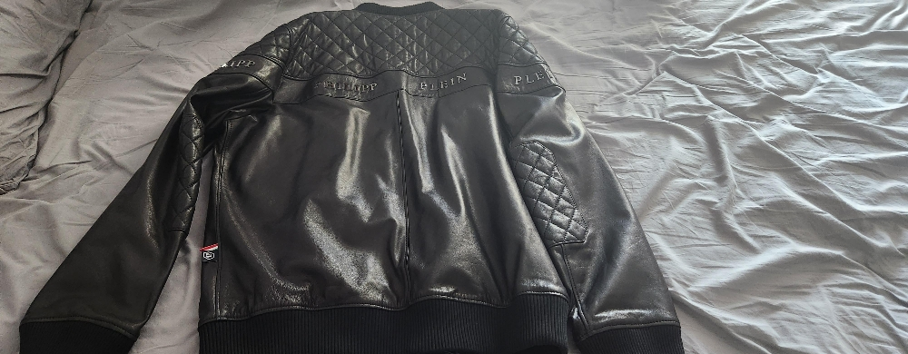 Philipp Plein leather Jacket Xl - 3