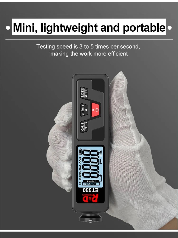 RD ET330 Paint Thickness Gauge - 9