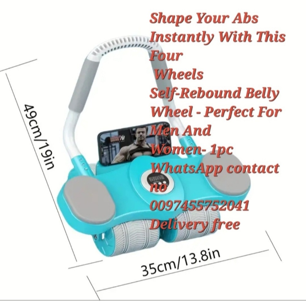 Abdominal Exercise Double wheel - 1