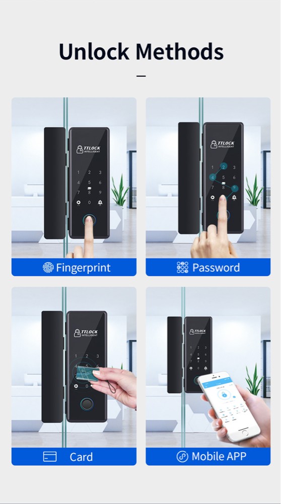 SMART GLASS DOOR LOCK - 4