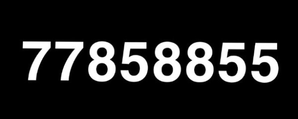 Unique Number 77858855 for sale - 1