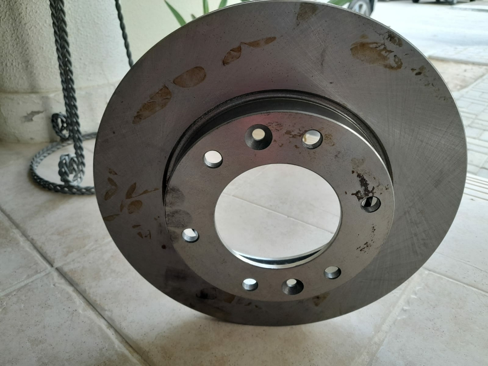 Kia front brake rotor L R - 3
