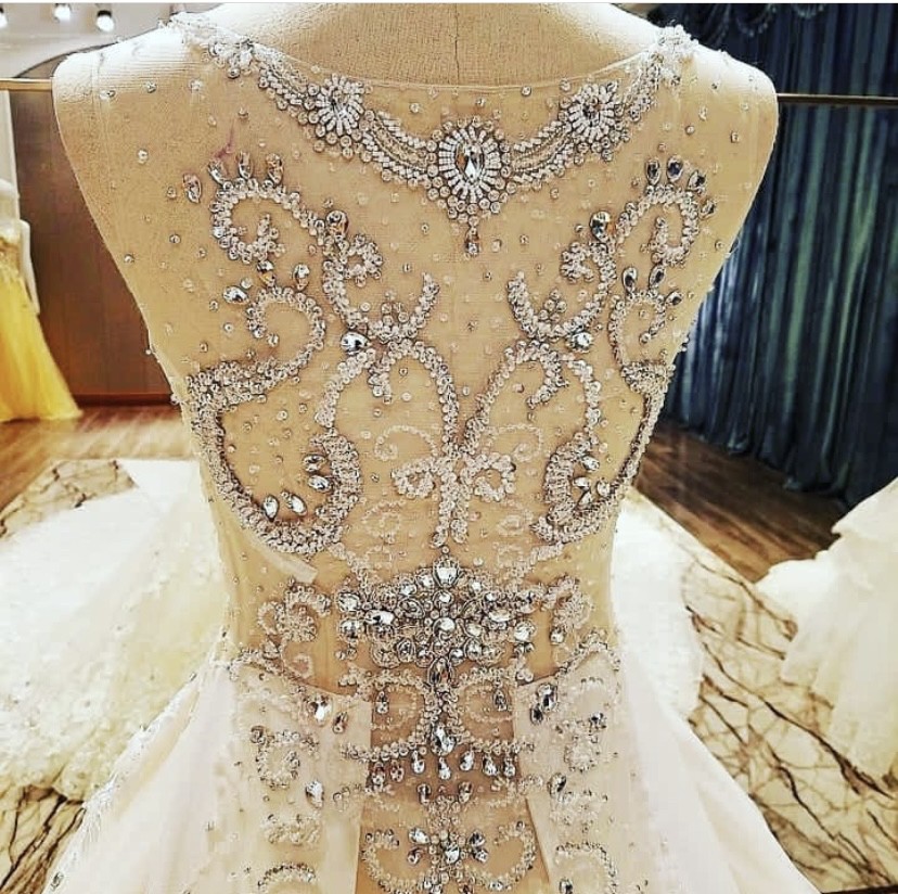 wedding long dress  for bridal  - 2