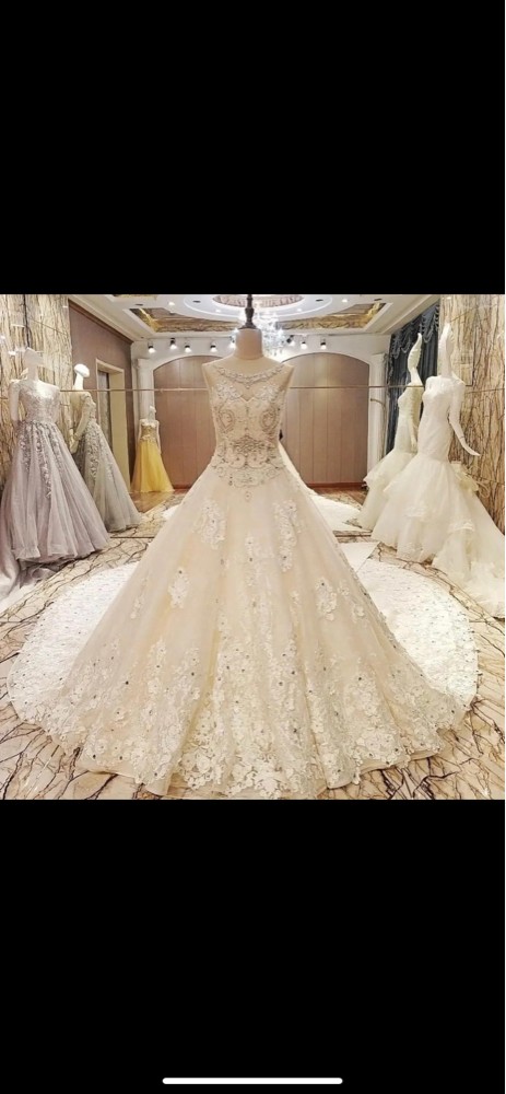 wedding long dress  for bridal  - 1