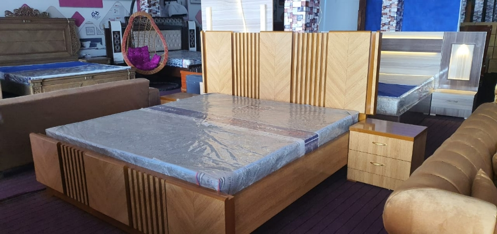 double bed with mattress - 2