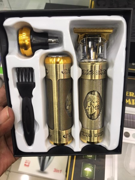 Head Hair Clipper Men's Razor Jarhead Barbershop Goatee Fade Hair Cutter Baldheaded Beard Hair Clipper - 3