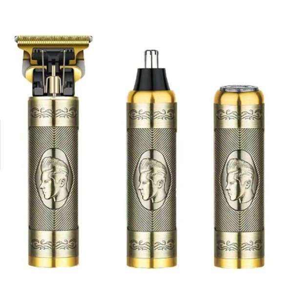 Head Hair Clipper Men's Razor Jarhead Barbershop Goatee Fade Hair Cutter Baldheaded Beard Hair Clipper - 3