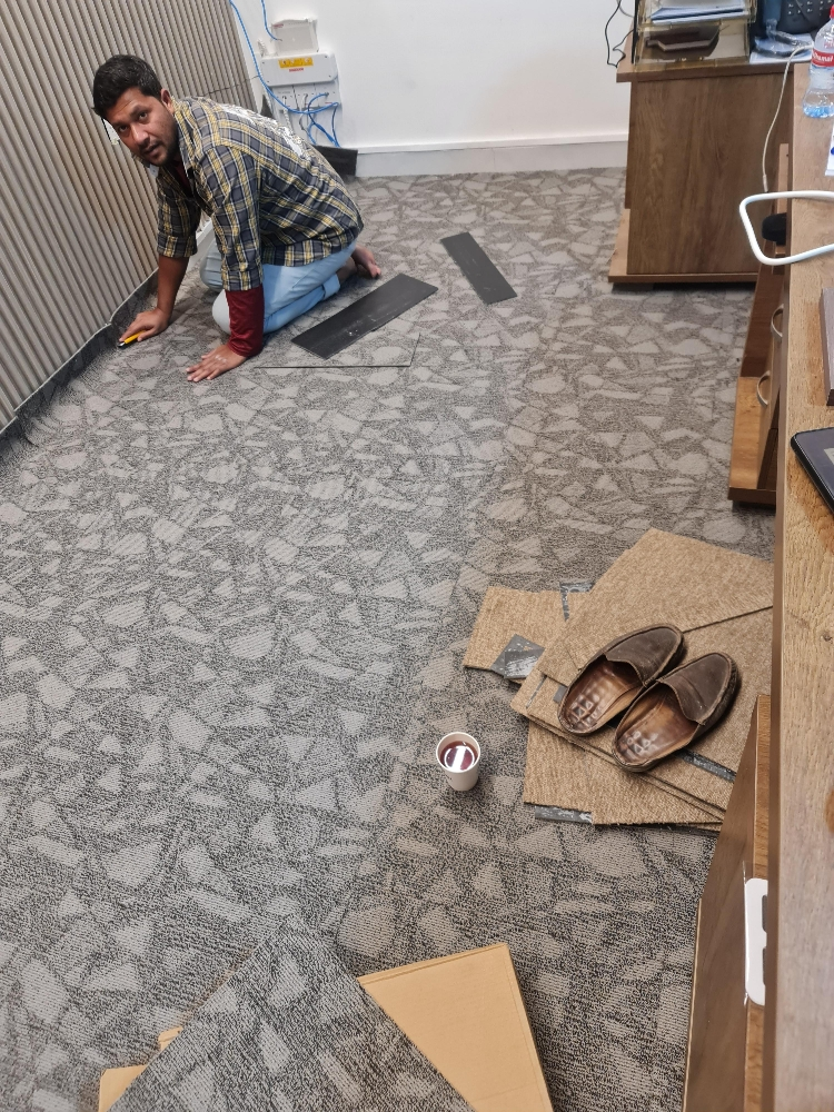 Office Tiles Carpets Design - 1