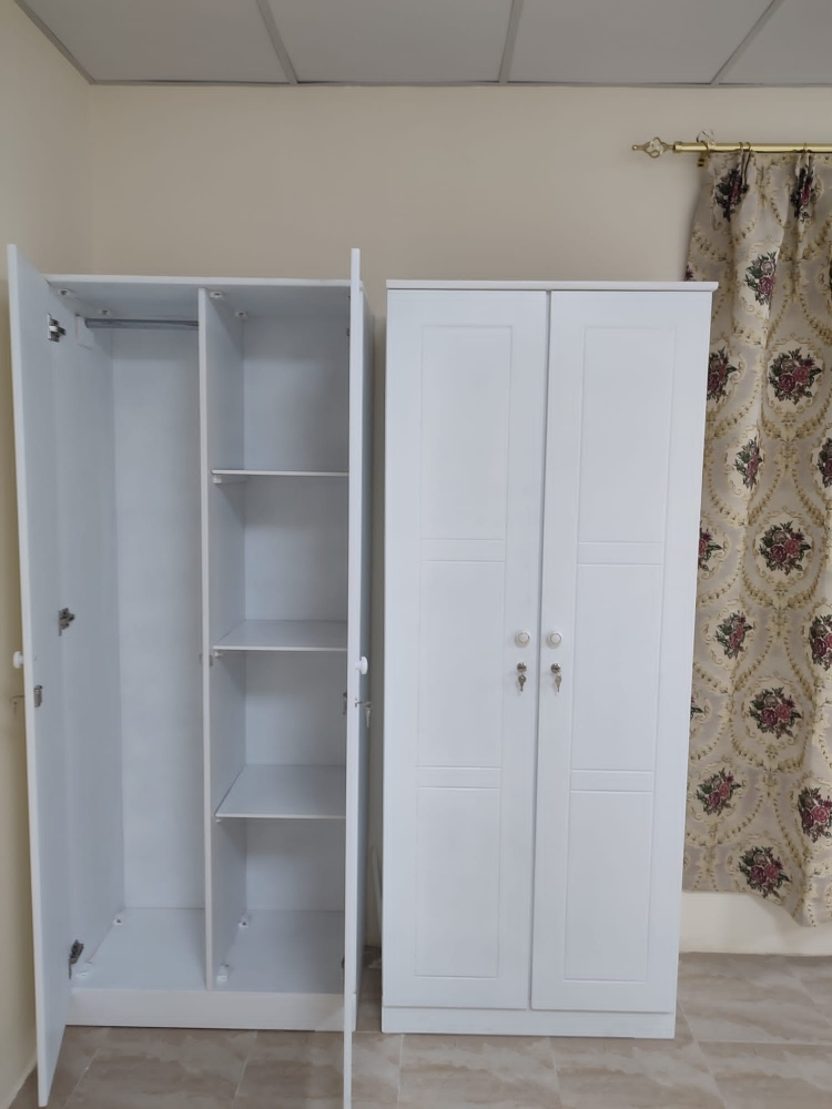 New White Cupboard, Bed , Cabinet - 1
