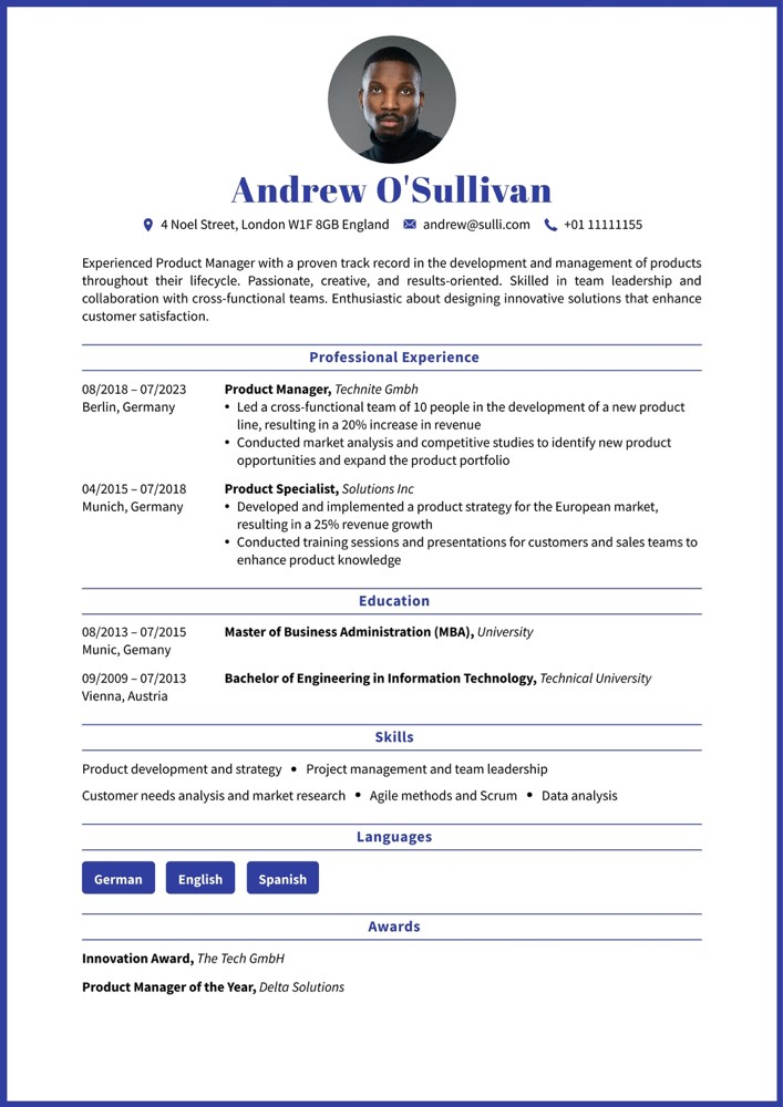 Preparing the best and latest CV - 3