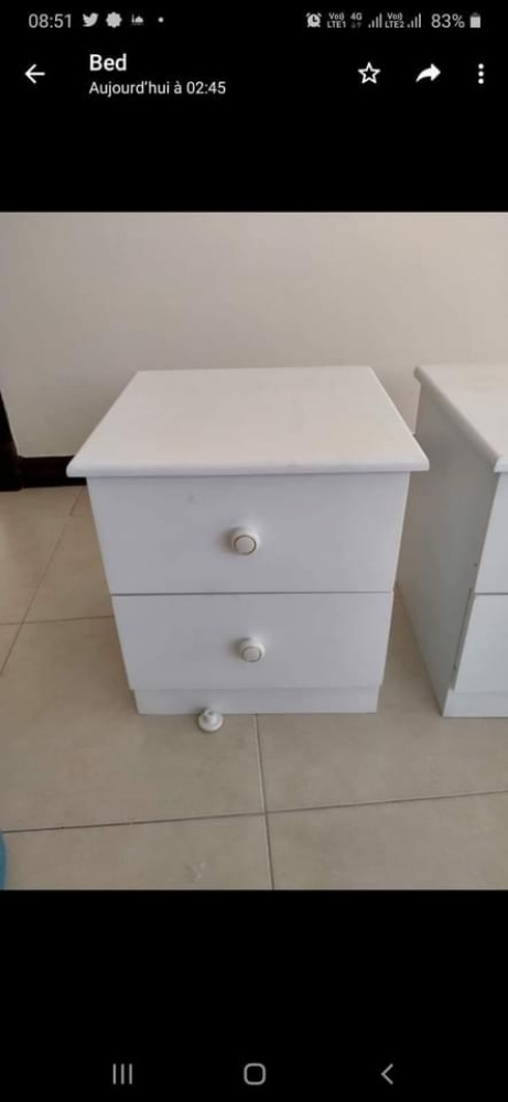 New Wooden Steel Bed , Cupboard - 12