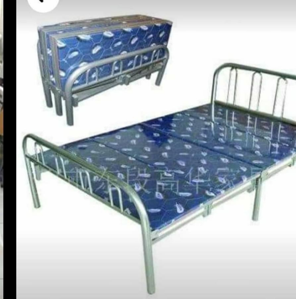 New Wooden Steel Bed , Cupboard - 11