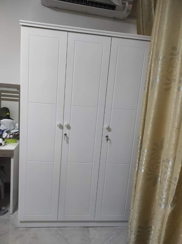 New Wooden Steel Bed , Cupboard - 15