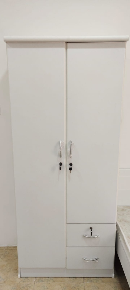 New Wooden Steel Bed , Cupboard - 5