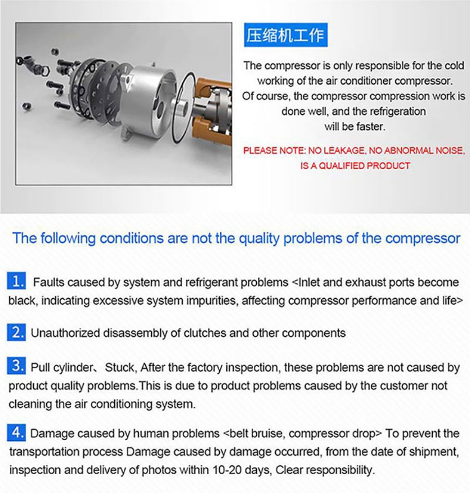 Compressor ac and Dynamo for all - 10