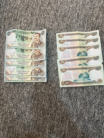 Iraqi old notes - 2