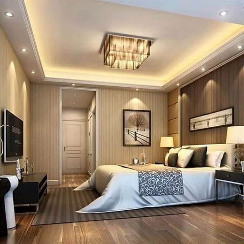 صبغ جبس ديكور كهرباء - 1