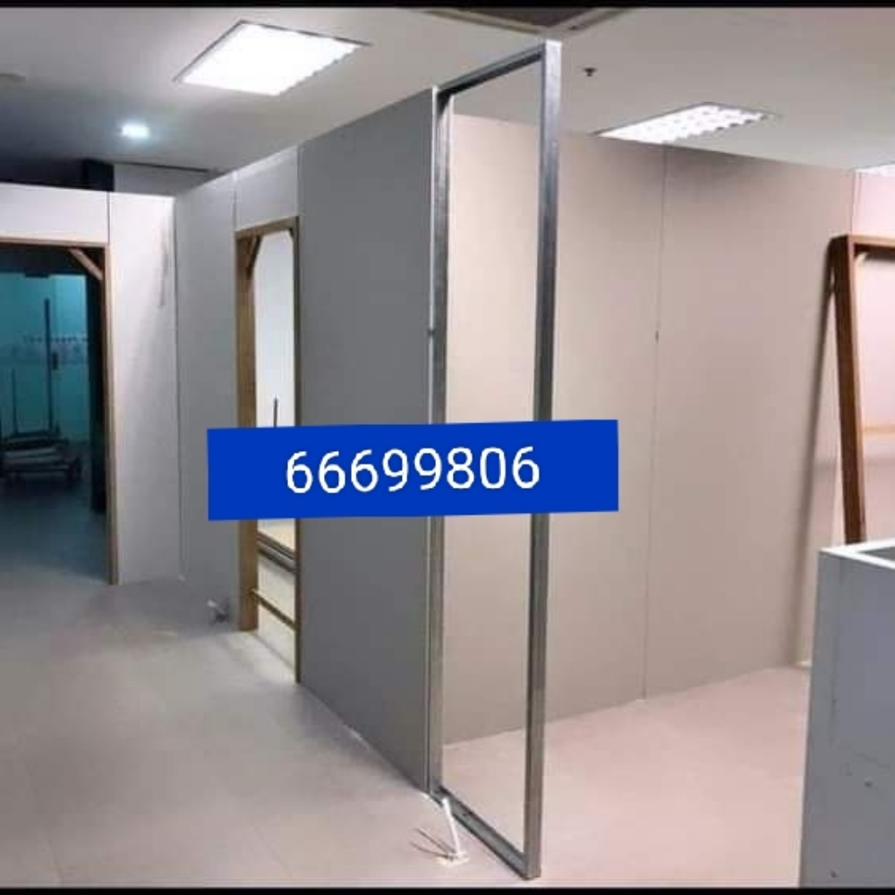 Gyptiom board partition and paint - 2