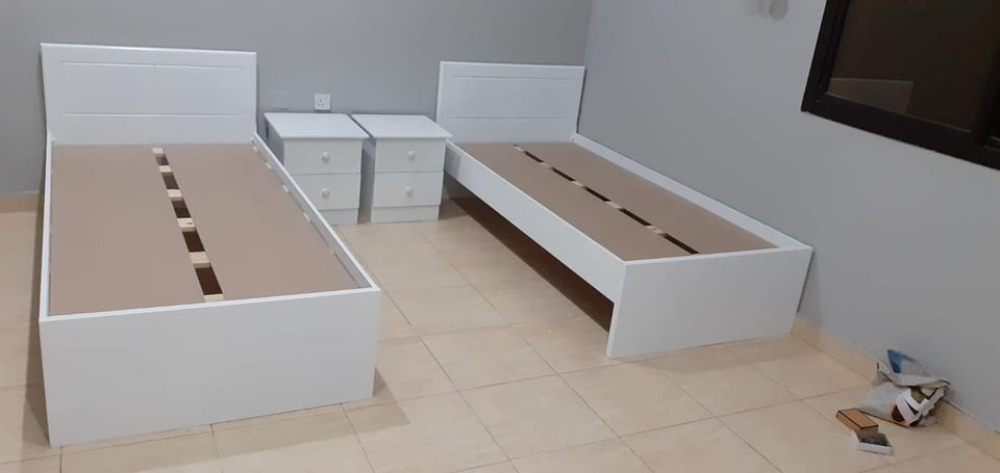 New Single Steel Bed, Cabinet,Bed - 12