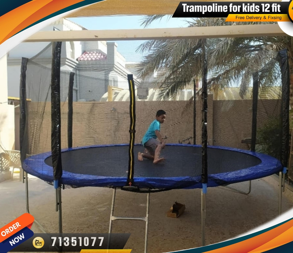 Trampoline 12 feet for kids play - 5