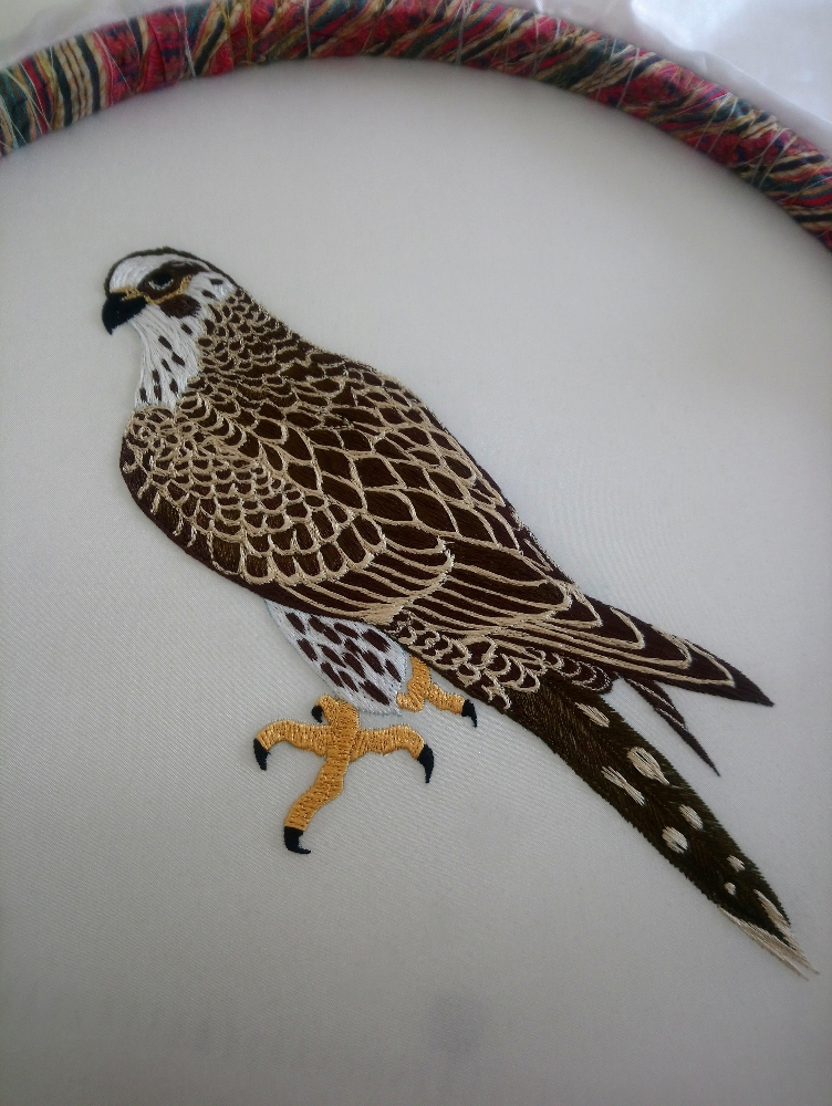 Falcon making embroidery masine - 1