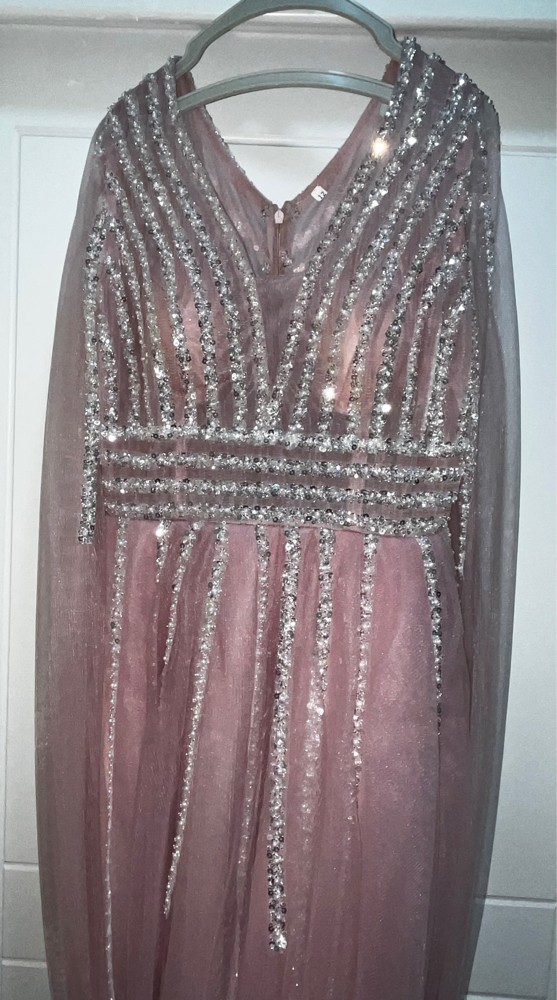 baby pink dress, Large  - 1