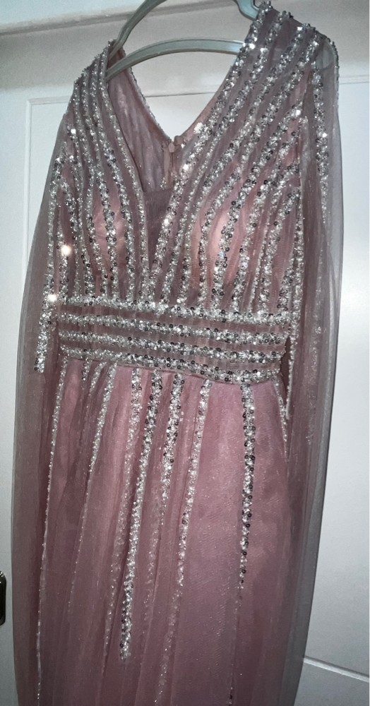 baby pink dress, Large  - 2