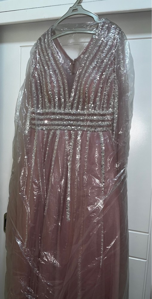 baby pink dress, Large  - 4