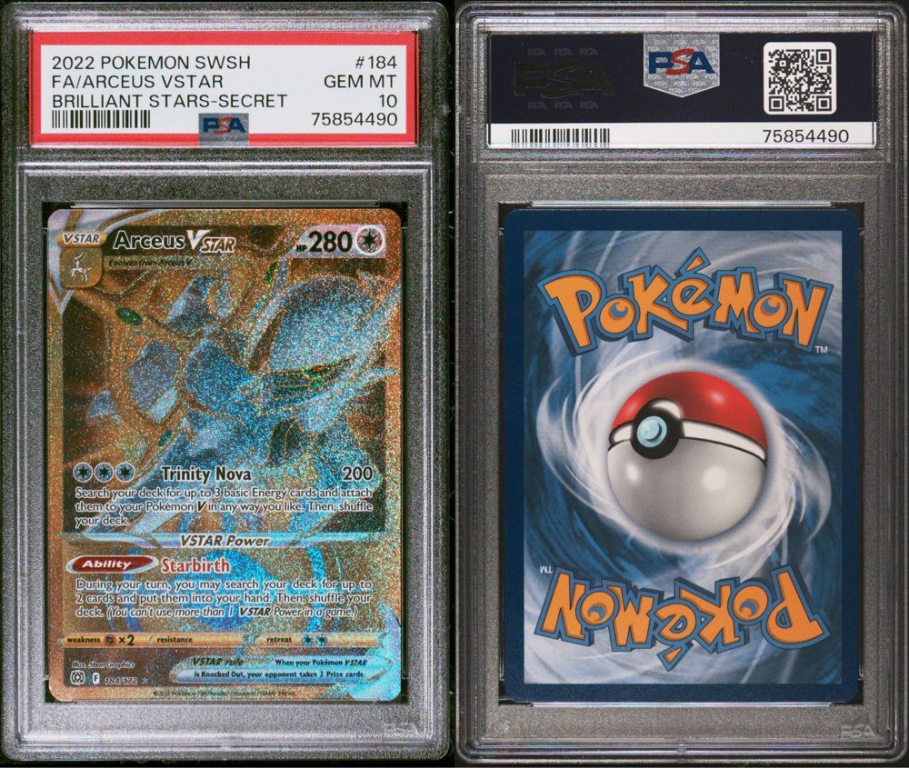 Arceus VSTAR Gold PSA 10 - 3
