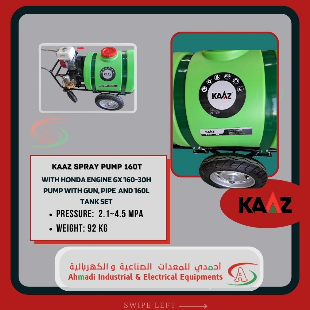 KAAZ SPRAY PUMP WITH TANK 160LTR - 3