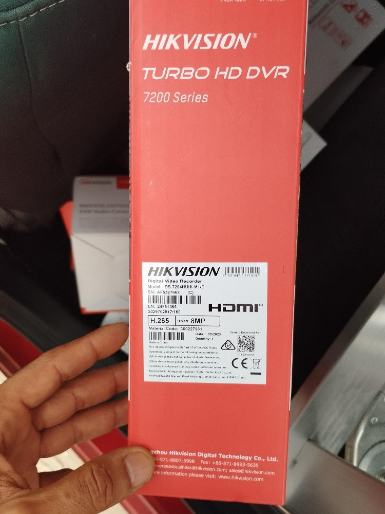 4 Camera Hikvision HD & DVR 4k - 1