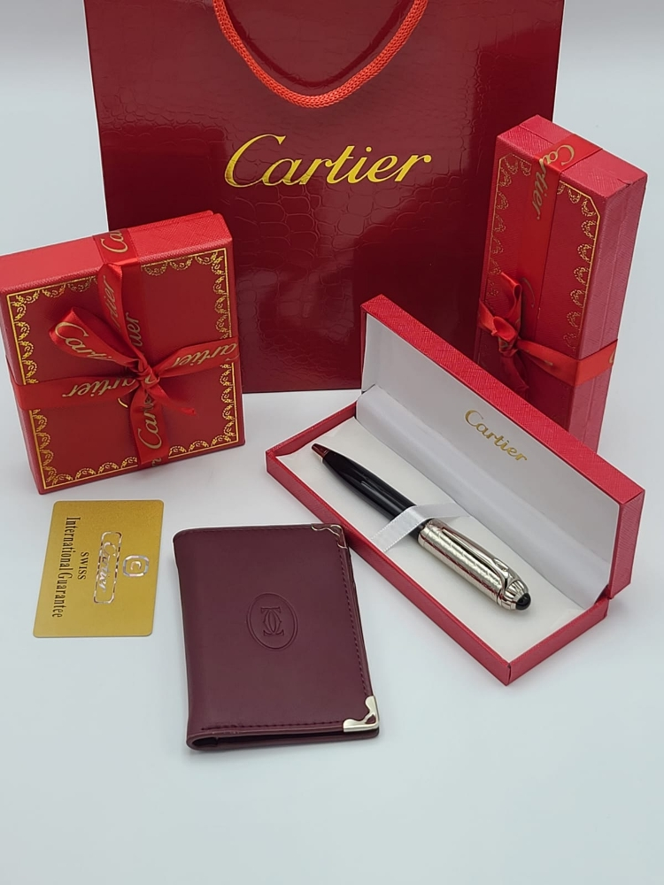 Cartier pen & holder - 9