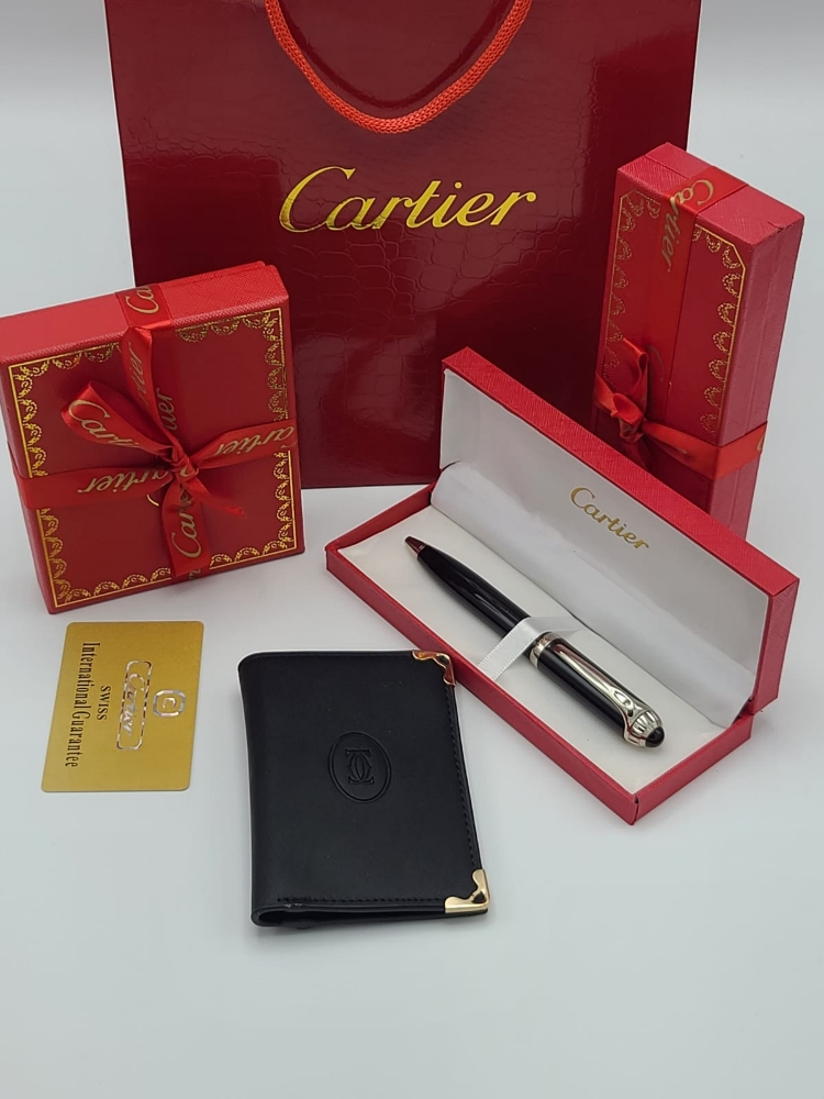 Cartier pen & holder - 1