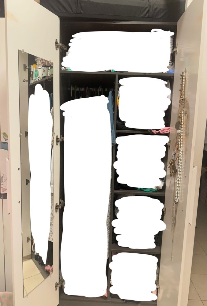 closet +makeup table +bookshelves - 5