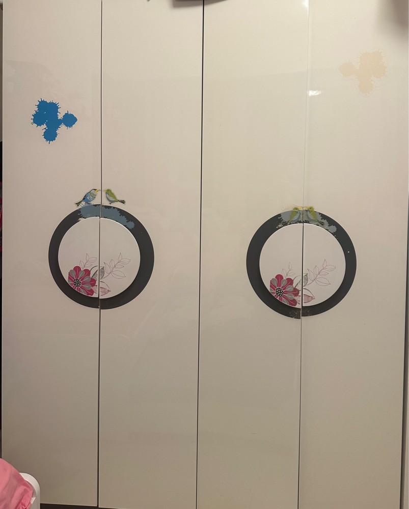 closet +makeup table +bookshelves - 1