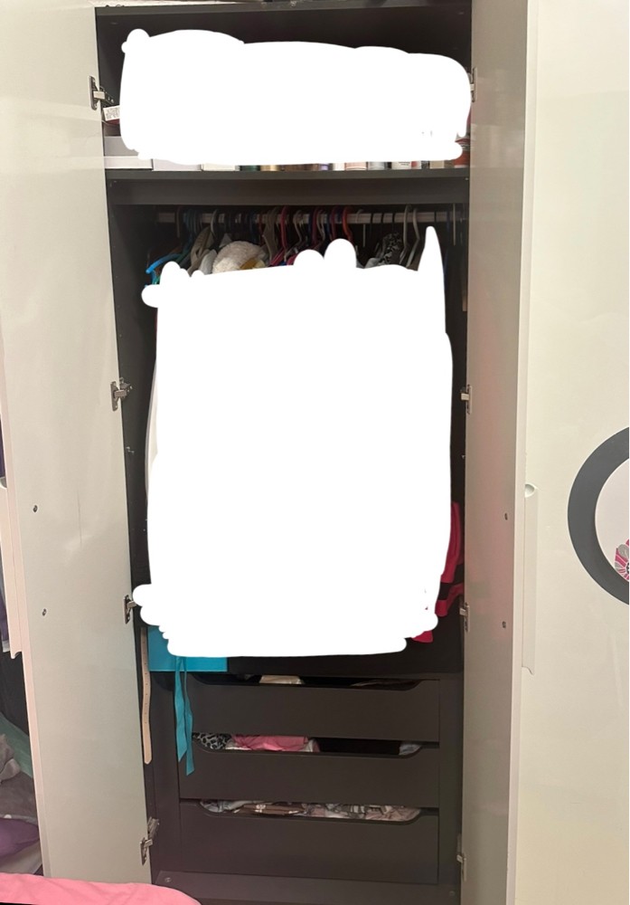 closet +makeup table +bookshelves - 3
