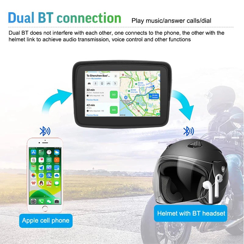 Motorcycle CarPlay . - 2