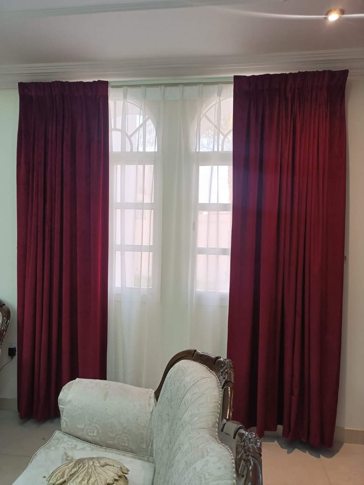 making new sofa & curtains - 10