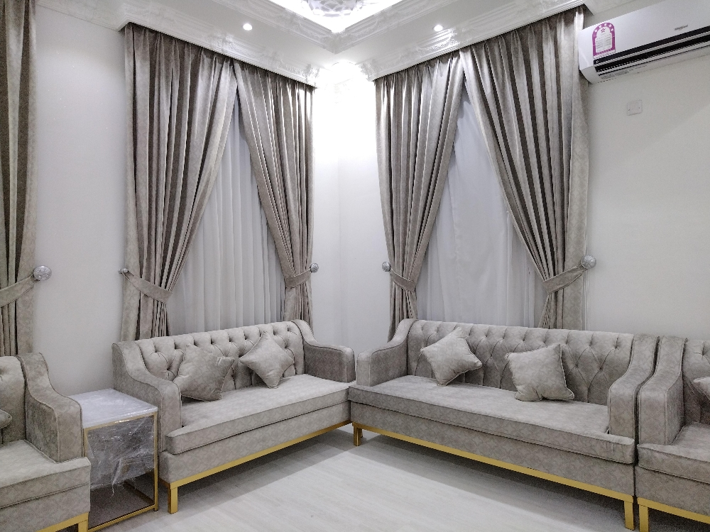 making new sofa & curtains - 2