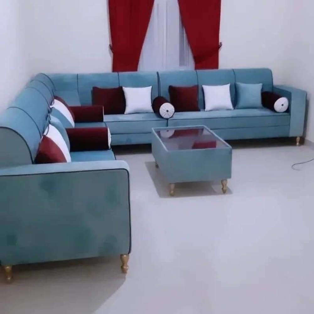 making new sofa curtains barkiya - 7