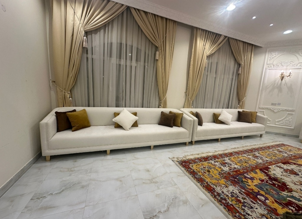 making new sofa curtains barkiya - 11