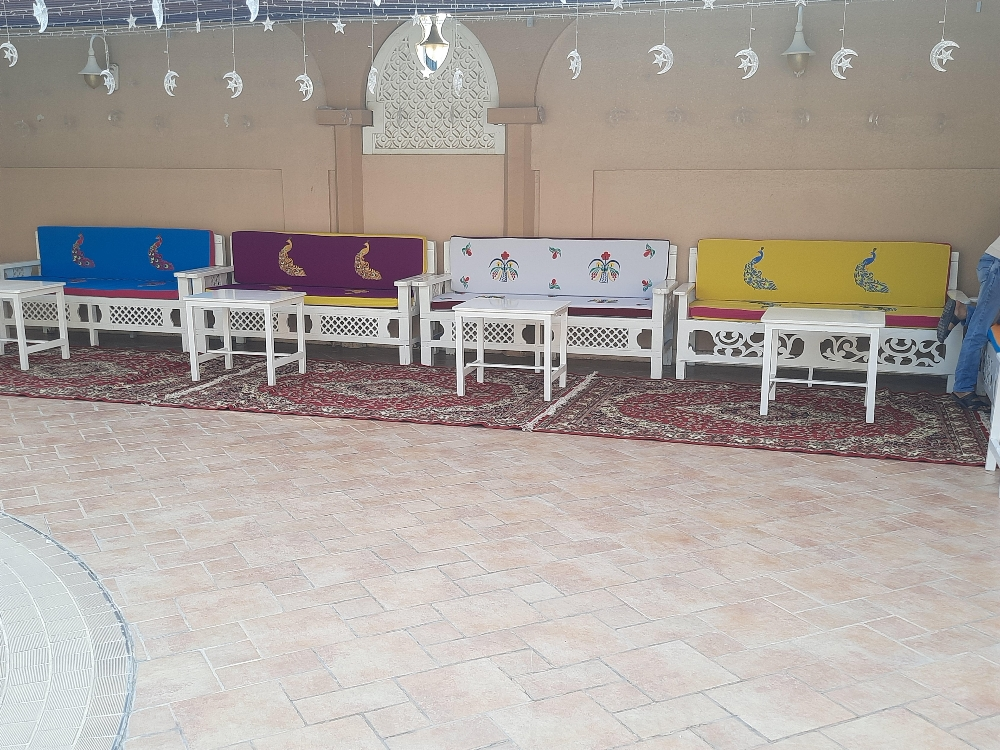 كنب شعبى خشب - 1